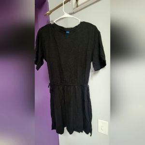 T-shirt dress, cinch waist